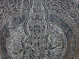 Manaslu 05 12 Ghap Mani Carving Avalokiteshvara with 8 Arms and 11 Heads
